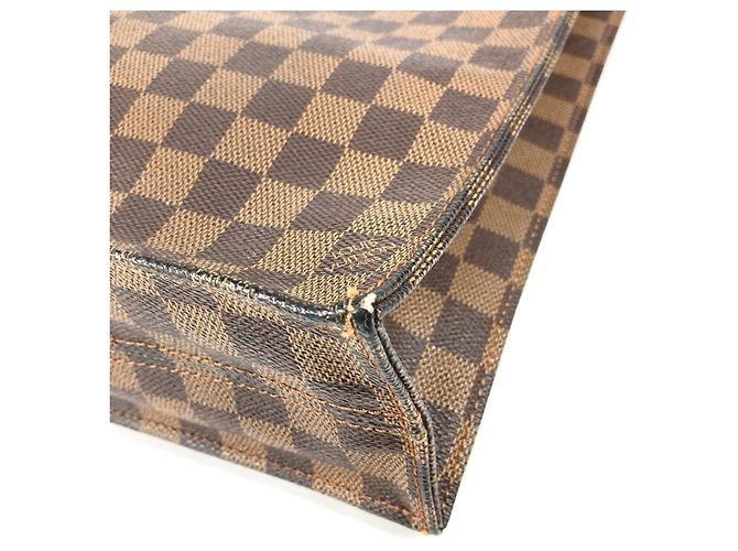 LOUIS VUITTON N51140 Borsa Sac Plat Damier Marrone Damier ebene - vista 6