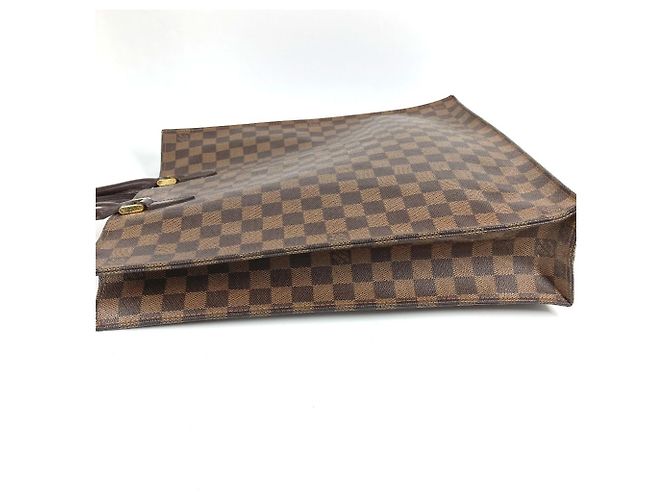 LOUIS VUITTON N51140 Borsa Sac Plat Damier Marrone Damier ebene - vista 9