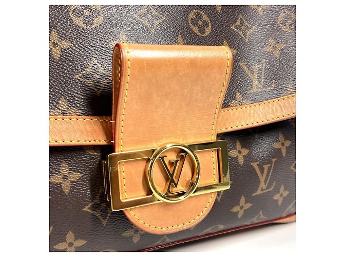 Borsa Dauphine Soft GM Monogramma Louis Vuitton Marrone - vista 8