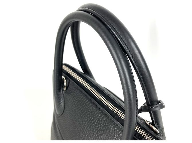 Borsa Hermès Bolide 31 in pelle Taurillon nera Nero - vista 12