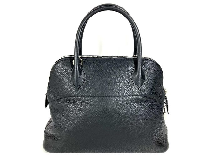 Borsa Hermès Bolide 31 in pelle Taurillon nera Nero - vista 2