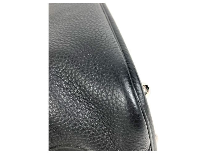Borsa Hermès Bolide 31 in pelle Taurillon nera Nero - vista 9