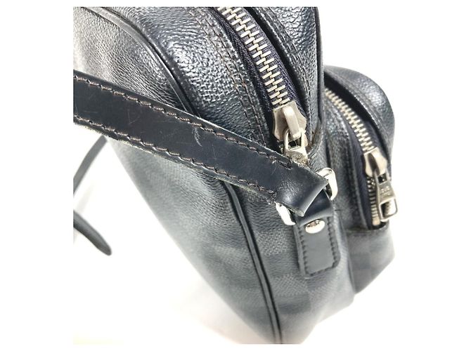 Borsa a tracolla Damier Graphite Louis Vuitton Nero Damier ebene - vista 14