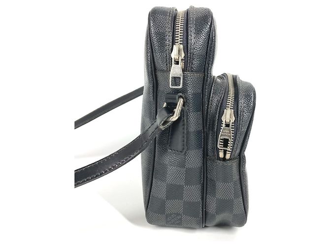 Borsa a tracolla Damier Graphite Louis Vuitton Nero Damier ebene - vista 15