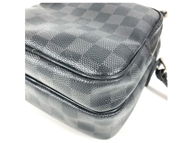Borsa a tracolla Damier Graphite Louis Vuitton Nero Damier ebene - vista 17