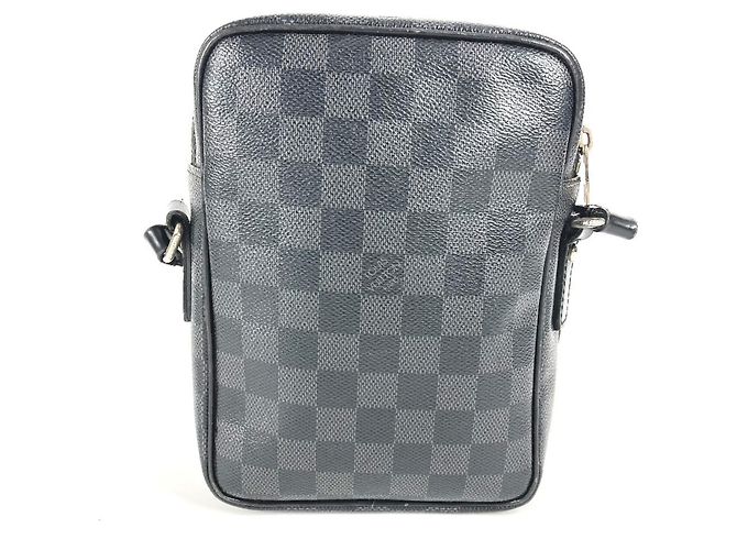 Borsa a tracolla Damier Graphite Louis Vuitton Nero Damier ebene - vista 2