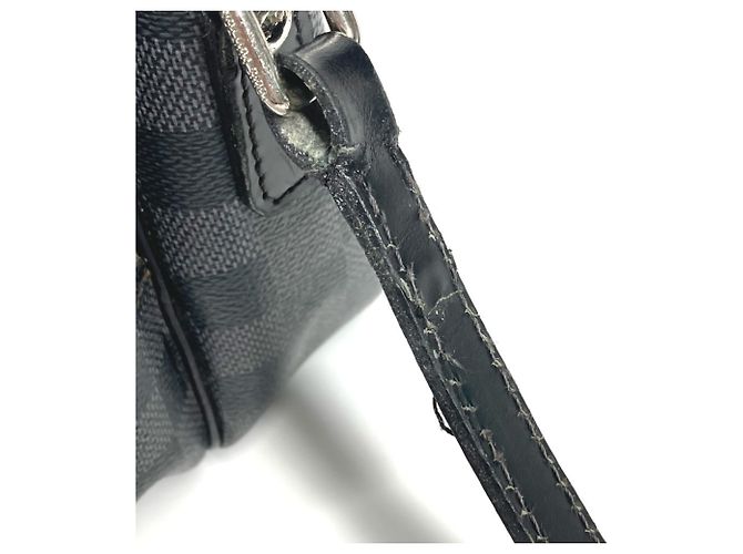Borsa a tracolla Damier Graphite Louis Vuitton Nero Damier ebene - vista 6