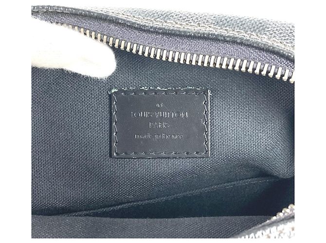 Borsa a tracolla Damier Graphite Louis Vuitton Nero Damier ebene - vista 9