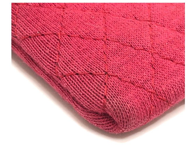 CHANEL Pochette Miniatura a Spalla con Catena Matelassé Coco Mark Rosso - vista 7