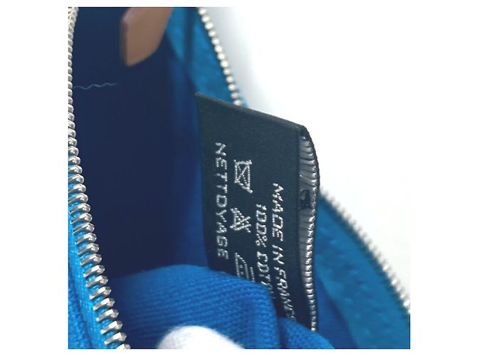Hermès Borsa Tote PM Cannes HERMES Bianco Blu - vista 13