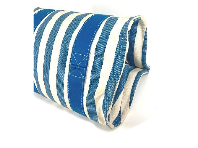 Hermès Borsa Tote PM Cannes HERMES Bianco Blu - vista 6