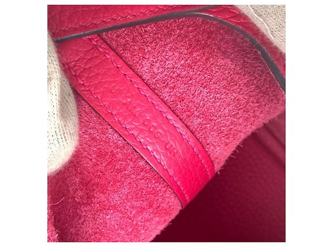 Borsa Picotin Lock PM rosa di Hermès - vista 12