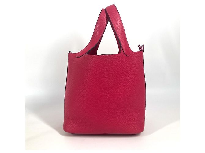 Borsa Picotin Lock PM rosa di Hermès - vista 3