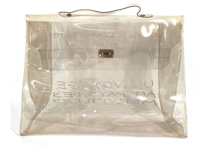 Hermès Borsa Tote Kelly in vinile HERMES - vista 2