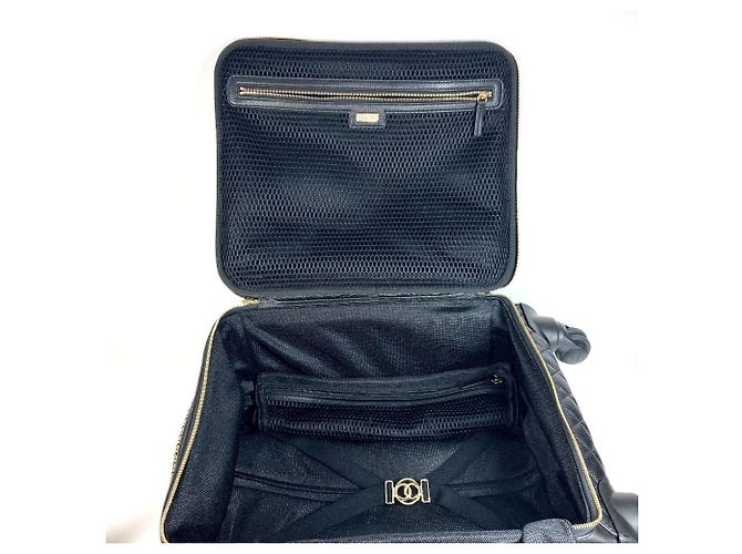 Valigia trapuntata Chanel Nero - vista 11