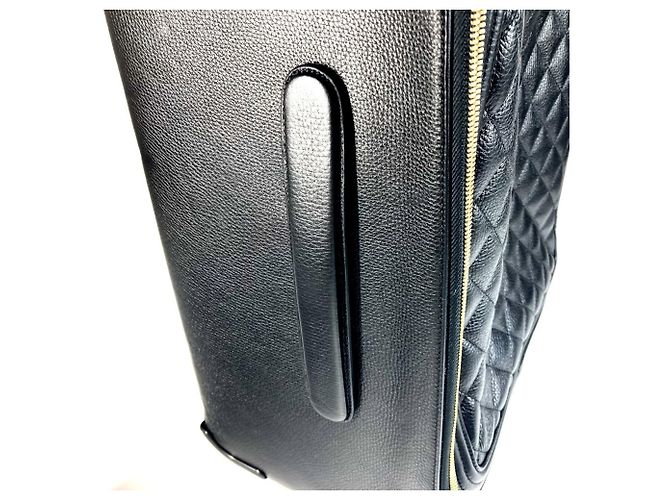 Valigia trapuntata Chanel Nero - vista 6