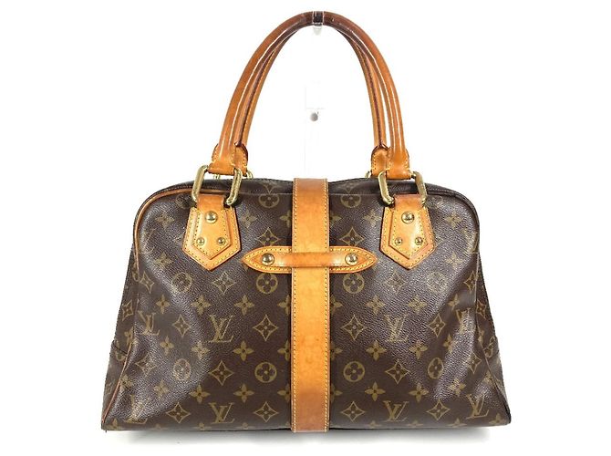 Borsa a Spalla Manhattan GM Monogram Louis Vuitton Marrone Monogramma - vista 14