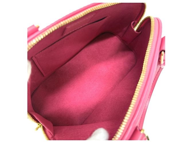 Alma Borsa in pelle rosa Louis Vuitton - vista 13