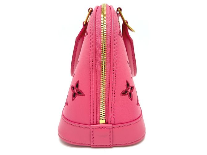 Alma Borsa in pelle rosa Louis Vuitton - vista 4