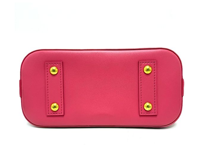 Alma Borsa in pelle rosa Louis Vuitton - vista 5