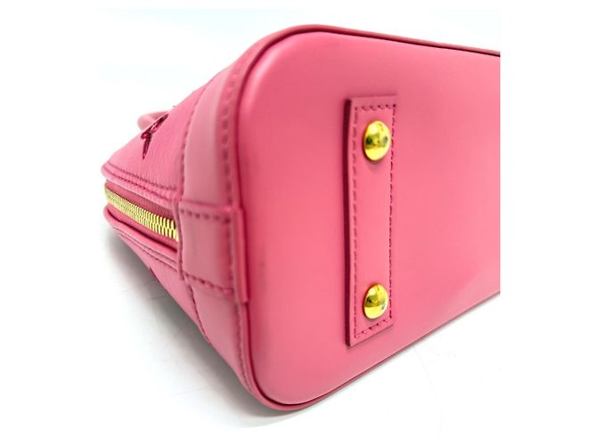 Alma Borsa in pelle rosa Louis Vuitton - vista 6
