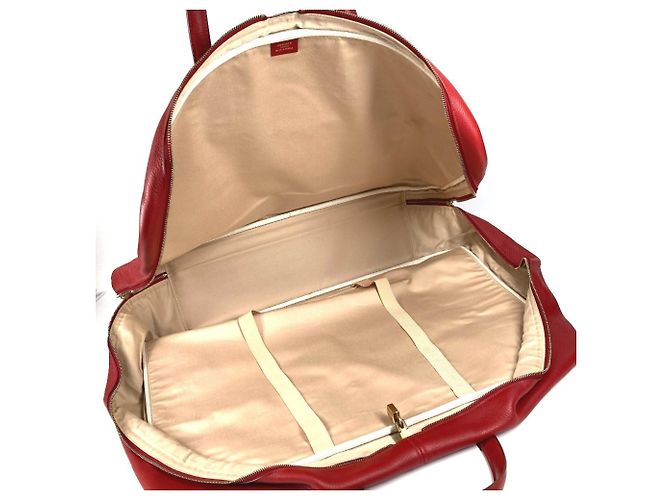 Hermès Borsa da viaggio HERMES Victoria 60 Rosso Beige - vista 14