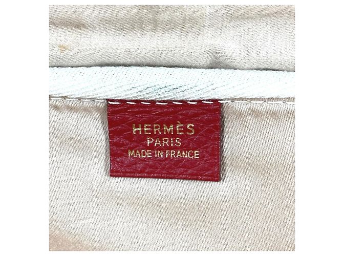 Hermès Borsa da viaggio HERMES Victoria 60 Rosso Beige - vista 15