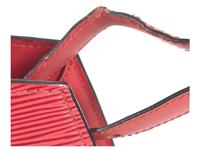 Borsa a Spalla Cluny Epi Louis Vuitton Rosso - vista 10