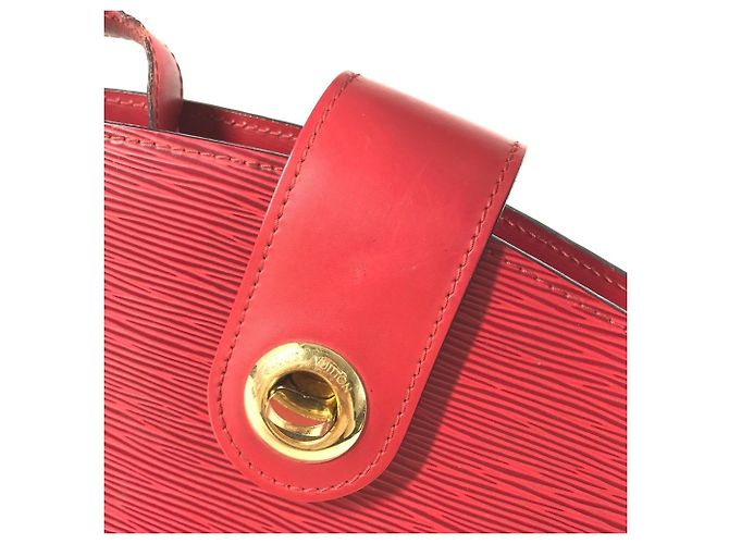 Borsa a Spalla Cluny Epi Louis Vuitton Rosso - vista 14