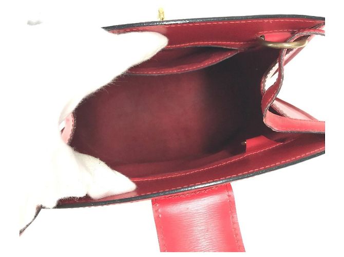 Borsa a Spalla Cluny Epi Louis Vuitton Rosso - vista 15