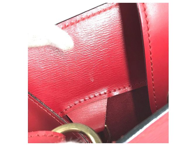 Borsa a Spalla Cluny Epi Louis Vuitton Rosso - vista 17