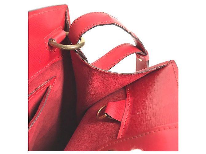 Borsa a Spalla Cluny Epi Louis Vuitton Rosso - vista 18