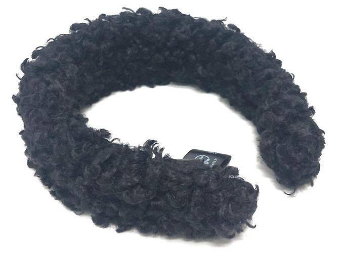Autre Marque Sergio Rossi SR MUPPET Fascia per Capelli Nero - vista 2