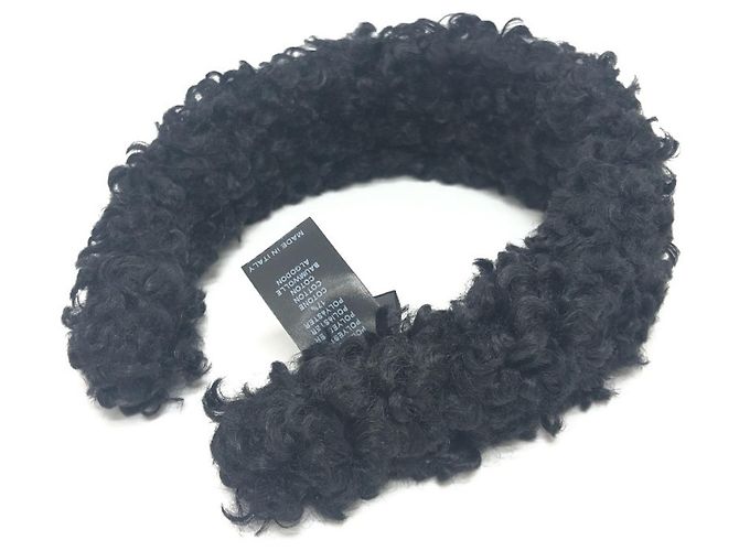 Autre Marque Sergio Rossi SR MUPPET Fascia per Capelli Nero - vista 3