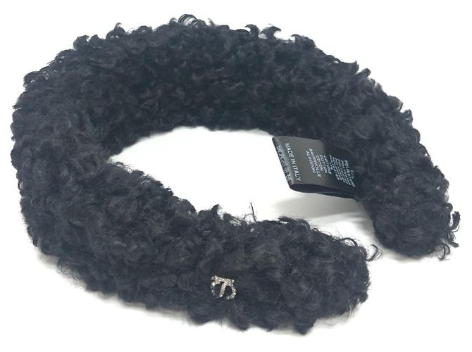 Autre Marque Sergio Rossi SR MUPPET Fascia per Capelli Nero - vista 4