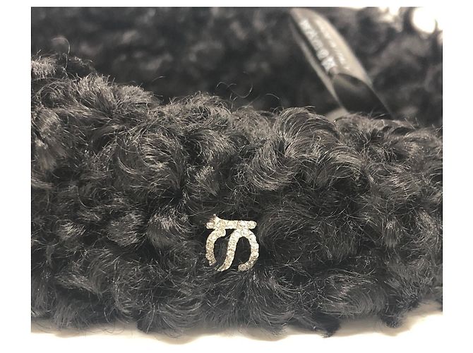 Autre Marque Sergio Rossi SR MUPPET Fascia per Capelli Nero - vista 8