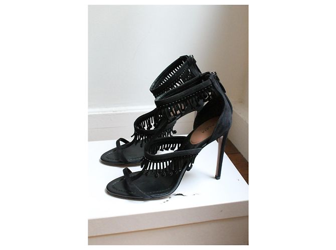 Neue schwarze Lederpumps von Alaïa Größe 40 - Ansicht 10