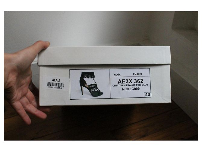 Neue schwarze Lederpumps von Alaïa Größe 40 - Ansicht 2