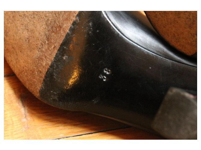 Carel Vintage schwarze Lederpumps Größe 38 - Ansicht 10