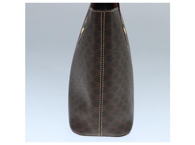 Céline Borsa Celine Macadam Macadam in pelle Marrone - vista 3