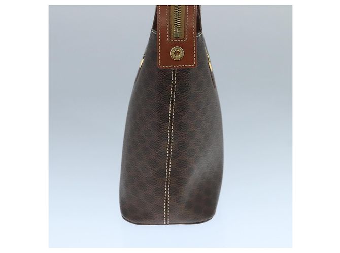 Céline Borsa Celine Macadam Macadam in pelle Marrone - vista 4