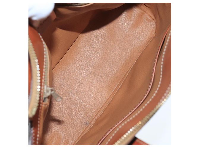 Céline Borsa Celine Macadam Macadam in pelle Marrone - vista 5