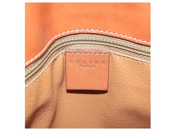 Céline Borsa Celine Macadam Macadam in pelle Marrone - vista 6