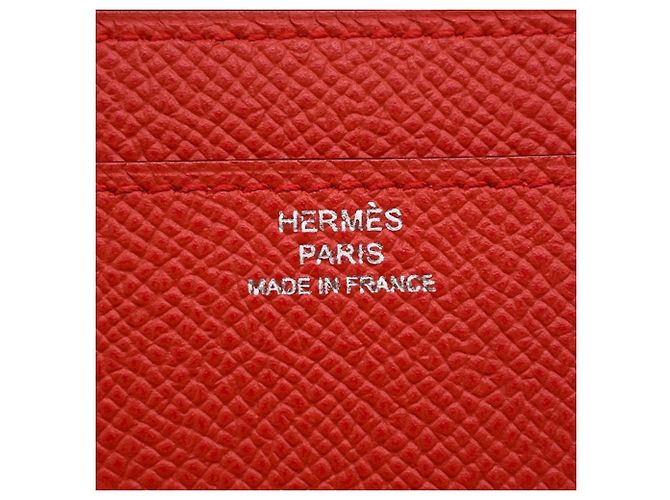 Cartera Larga Constance de Hermès en Capucine - vista 11