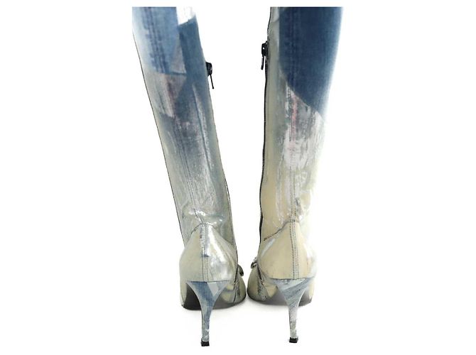 Diesel Botas azules - vista 2