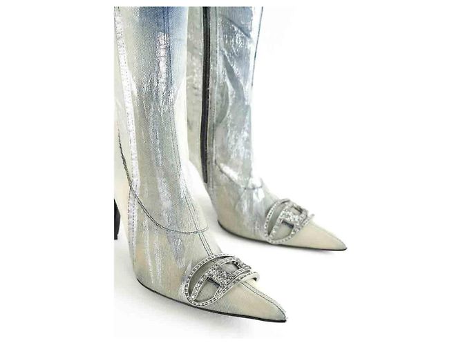 Diesel Botas azules - vista 3