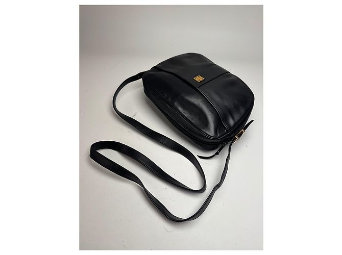 Vintage Givenchy Ledertasche schwarz - Ansicht 11