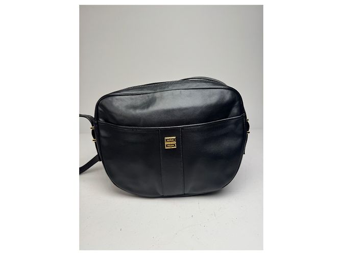 Vintage Givenchy Ledertasche schwarz - Ansicht 8