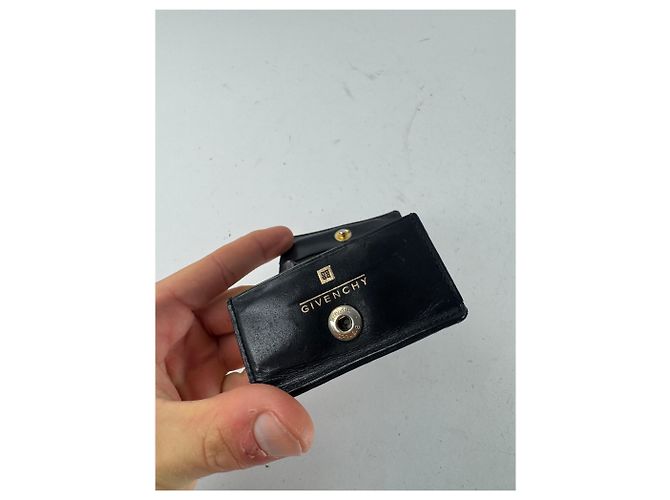 Vintage Givenchy Leather Purse Black - view 5
