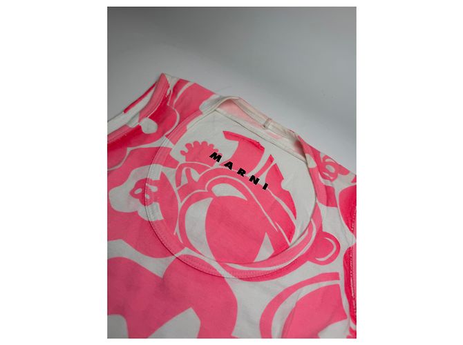 Vintage Marni Top Rosa Weiß M Pink - Ansicht 5